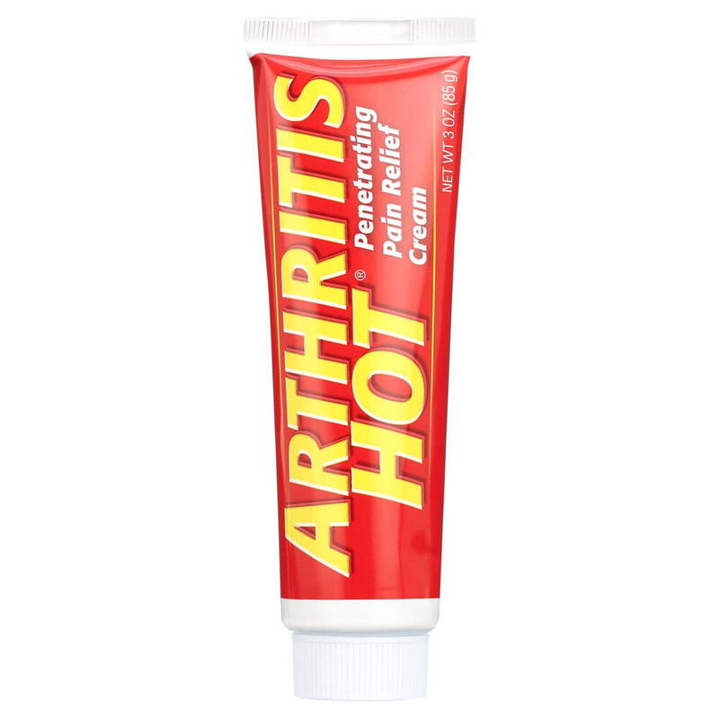 Arthritis Hot Deep Penetrating Pain Relief Creme — Menthol 10% + Methyl Salicylate 15% 3 oz product package