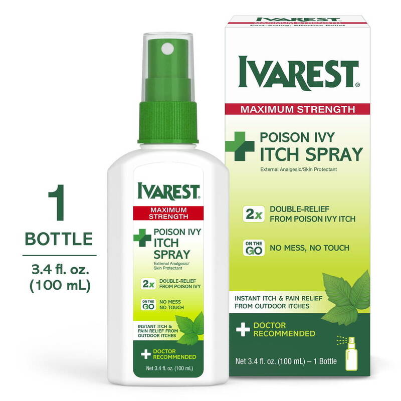 Ivarest Poison Ivy Itch Spray 3.4 fl oz product package