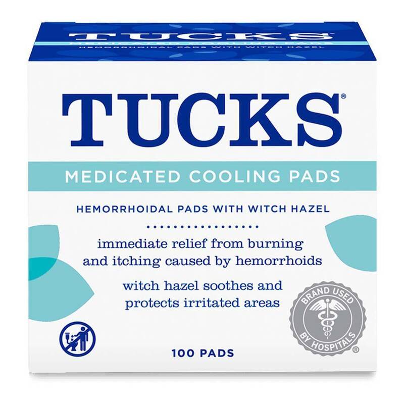 Tucks Medicated Cooling Hemorrhoidal Pads 100 ct product package