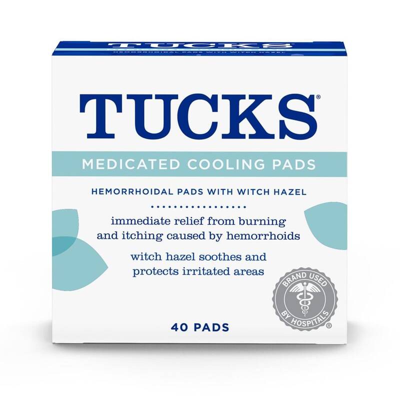 Tucks Medicated Cooling Hemorrhoidal Pads 40 ct product package