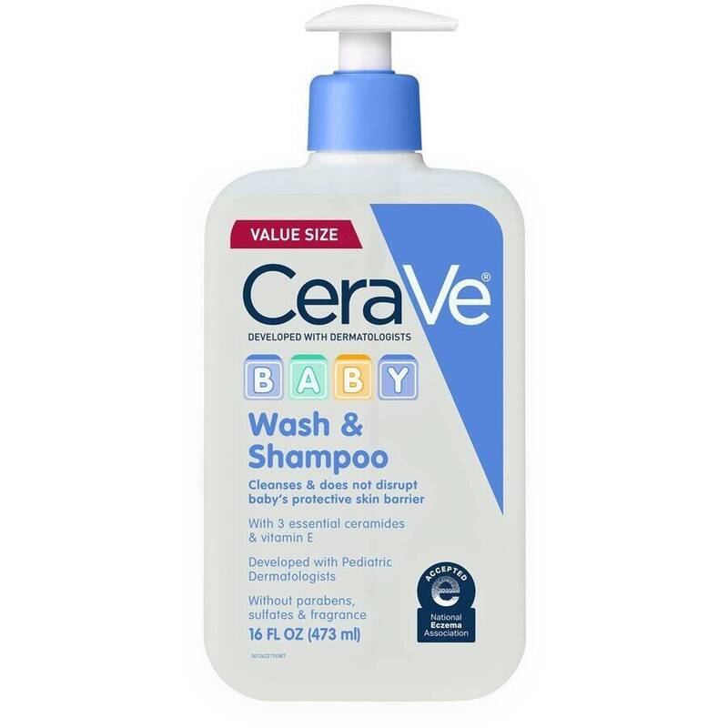 CeraVe Baby Wash & Shampoo, 16 oz 16 oz product package