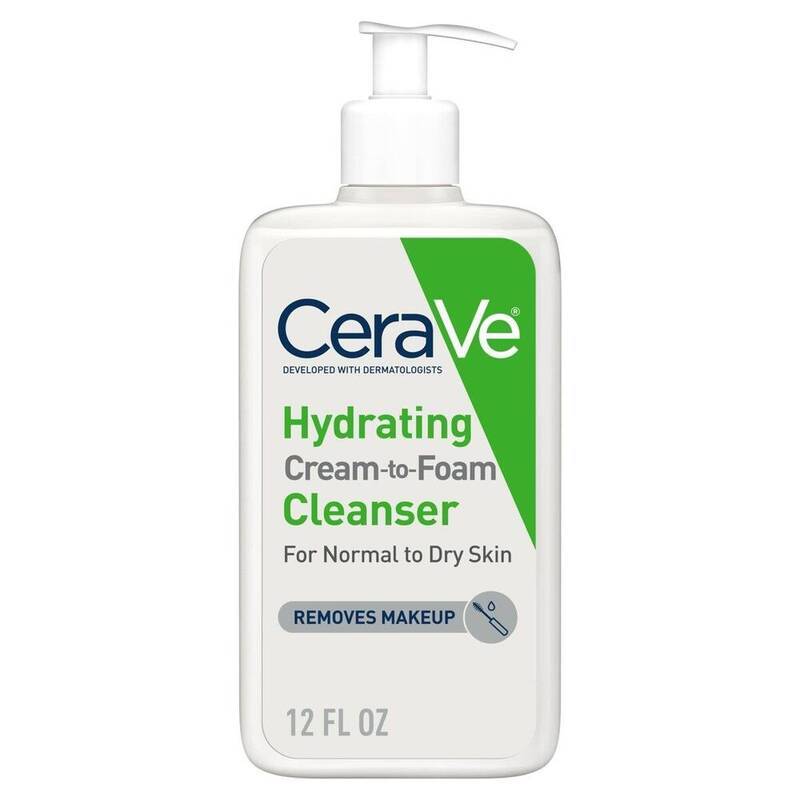 CeraVe Hydrating Cream-to-Foam Cleanser 12 oz 12 oz product package