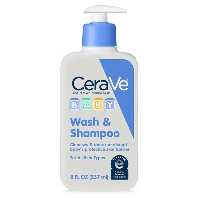 CeraVe Baby Wash & Shampoo, 8 oz 8 oz product package