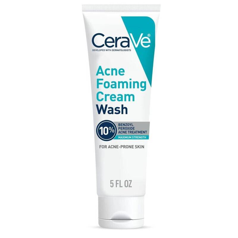 CeraVe Acne Foaming Cream Wash 10% Benzoyl Peroxide 5 oz 5 oz product package