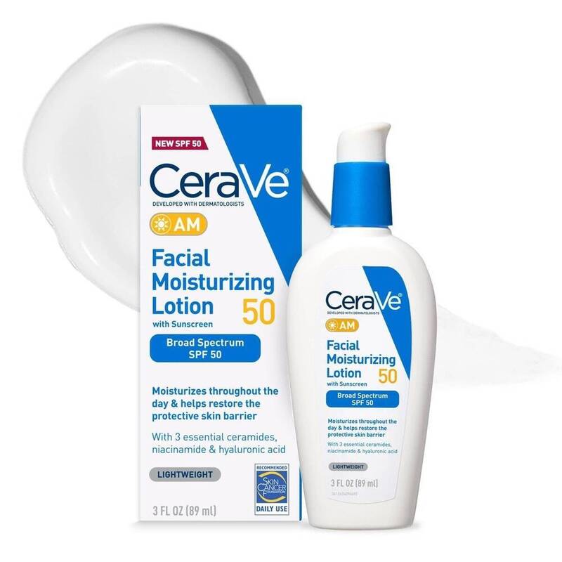 CeraVe AM Facial Moisturizing Lotion SPF 50, 3 oz 3 oz product package