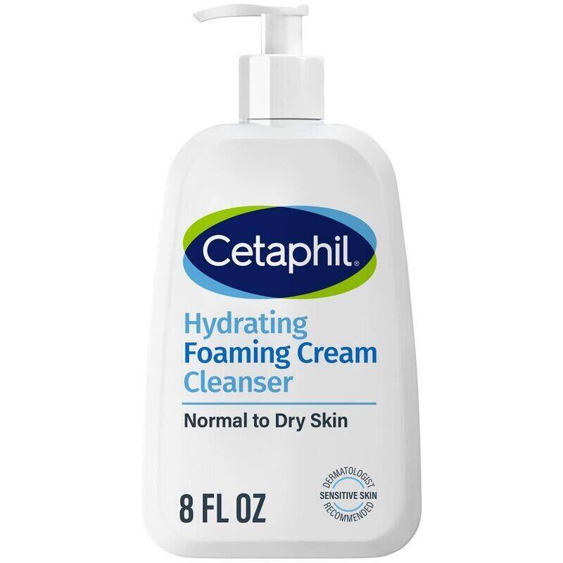 Cetaphil Hydrating Foaming Cream Cleanser 8 oz product package