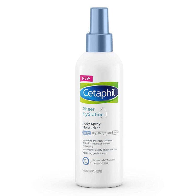 Cetaphil Sheer Hydration Body Spray Moisturizer 7 oz product package