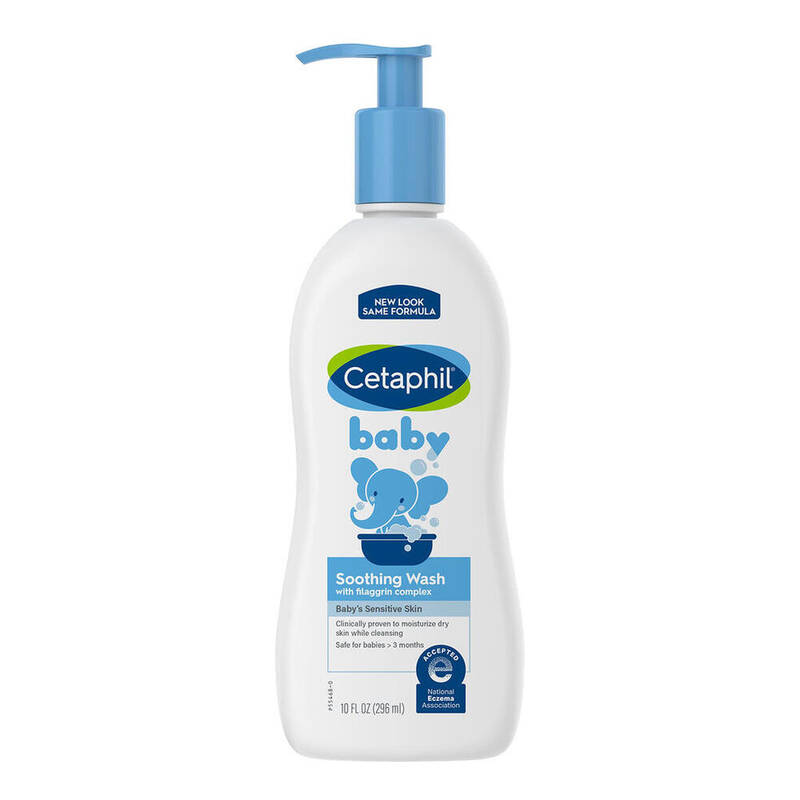 Cetaphil Baby Soothing Wash 10 oz product package