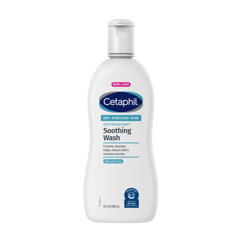 Cetaphil Restoraderm Soothing Wash 10 oz product package