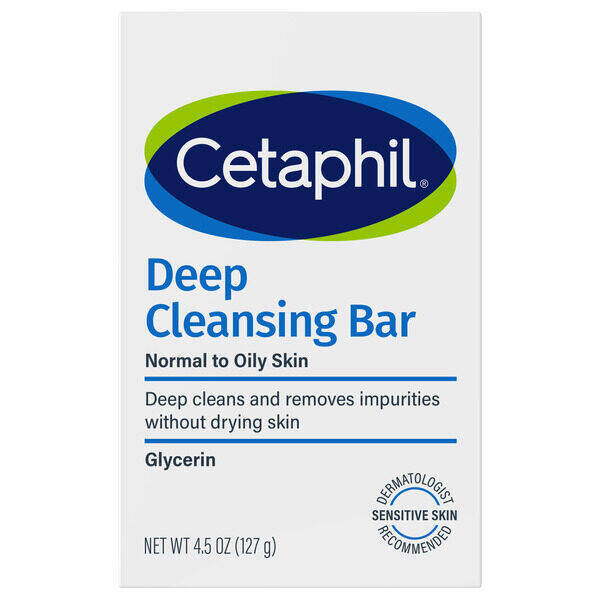 Cetaphil Deep Cleansing Bar 4.5 oz product package