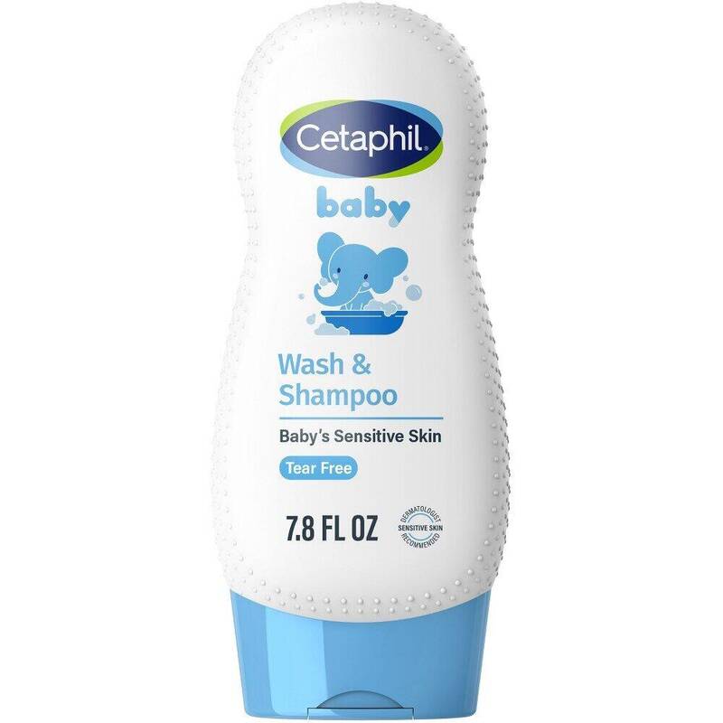 Cetaphil Baby Wash & Shampoo 7.8 oz product package