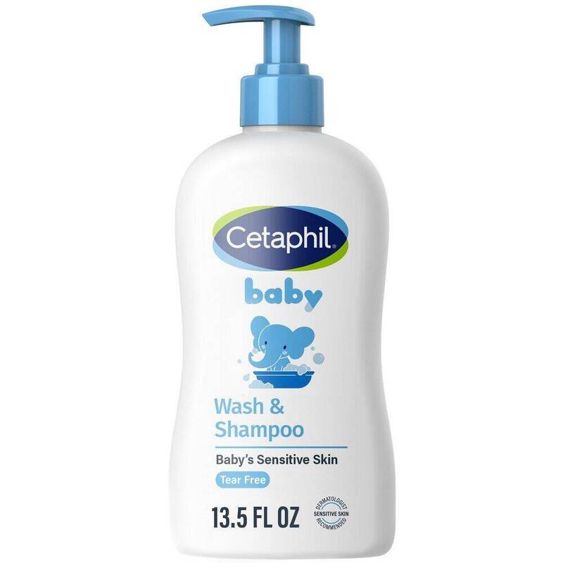 Cetaphil Baby Wash & Shampoo 13.5 oz product package