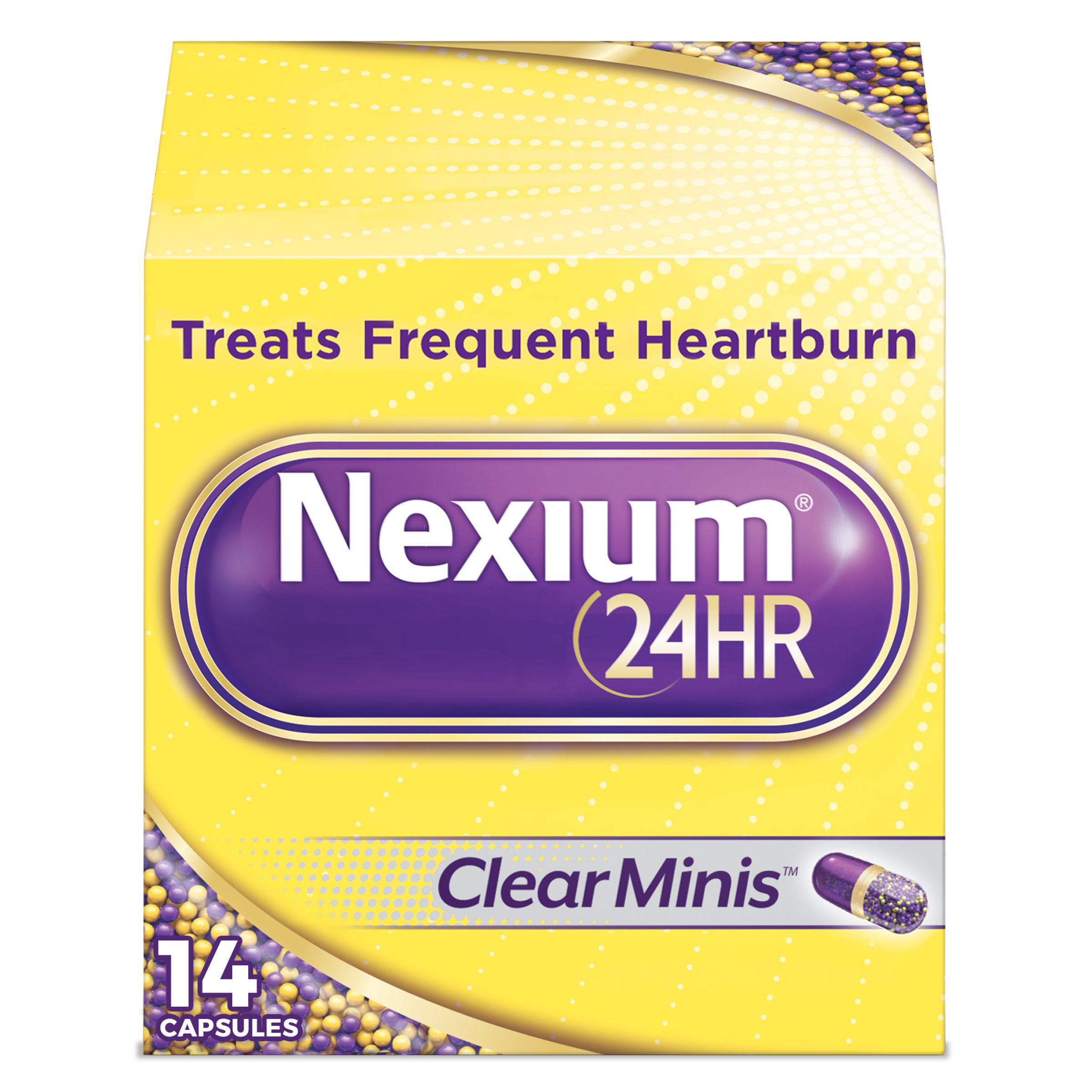 NEXIUM 24HR CLEAR MINIS CAPSULE 42CT product reference