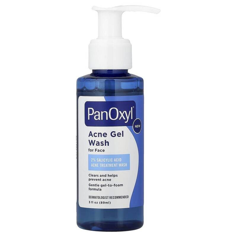 PanOxyl Acne Gel Wash 2% Salicylic Acid 3 oz product package