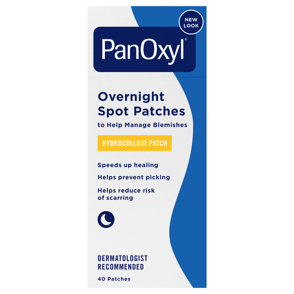 PanOxyl PM Overnight Spot Patches 40 ct product package