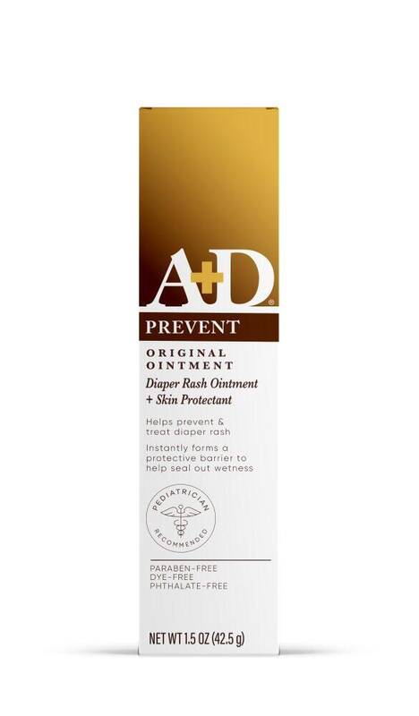 A+D Prevent Original Diaper Rash Ointment + Skin Protectant 1.5 oz product package