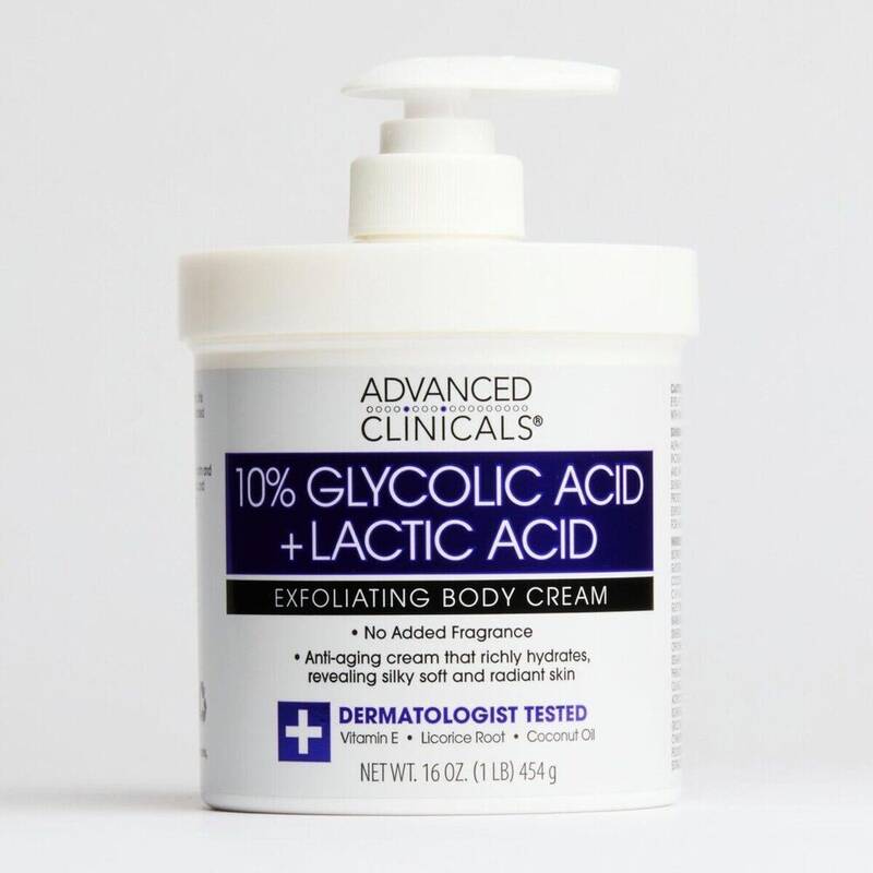 Advanced Clinicals 10% Glycolic Acid + Lactic Acid 16 oz product package