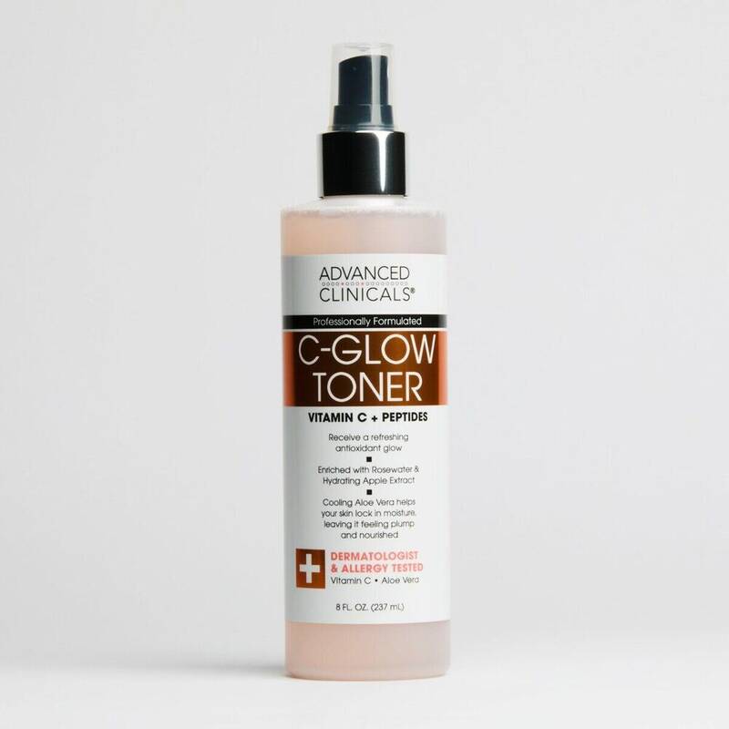 Advanced Clinicals C Glow Toner 8oz 8oz product package