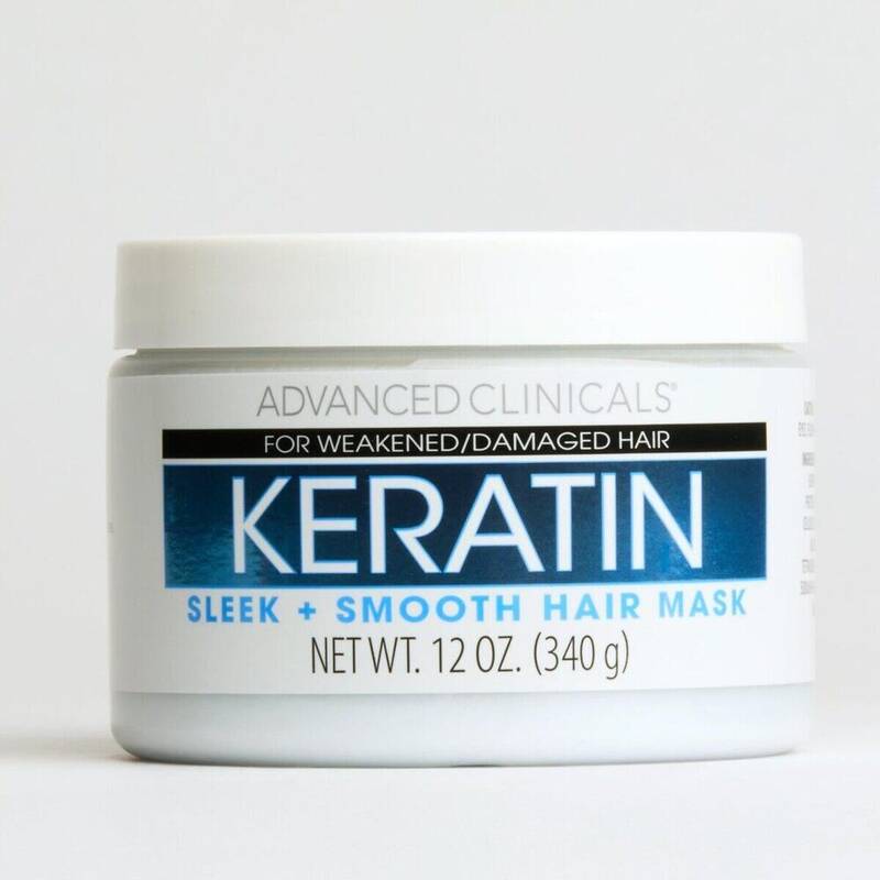 Advanced Clinicals Keratin Hair Mask 12 oz product package