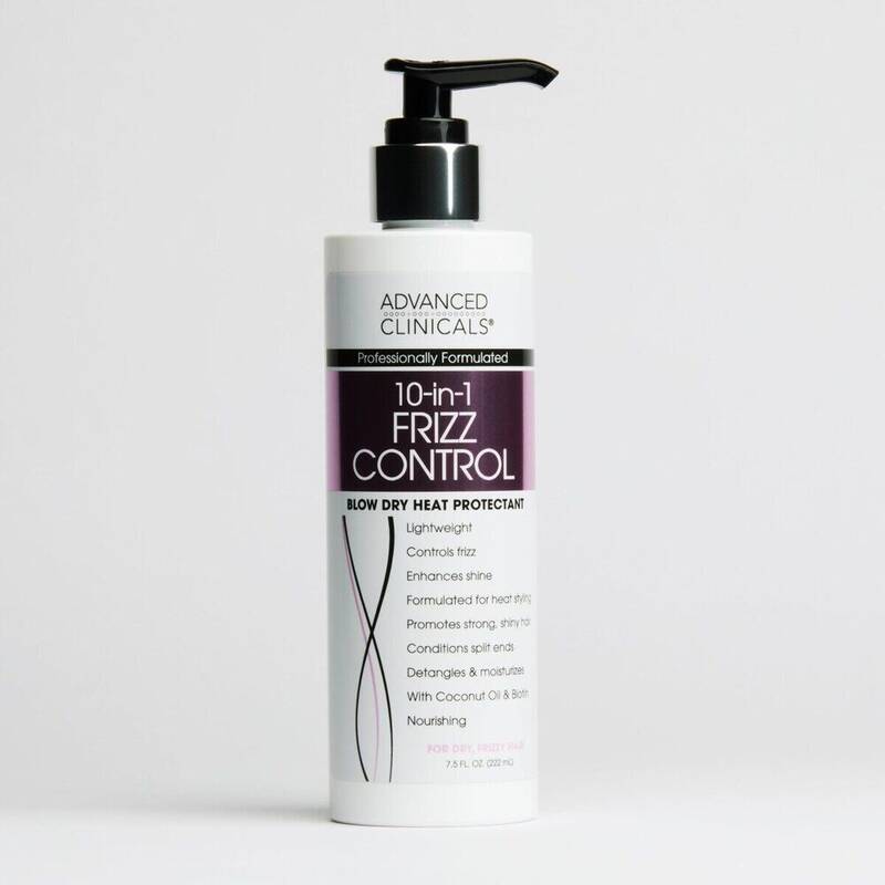 Advanced Clinicals 10-in-1 Frizz Control 7.5 oz product package