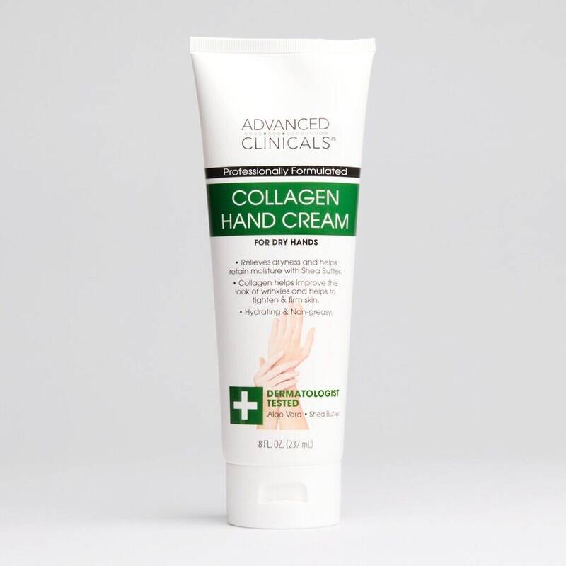 Advanced Clinicals Collagen Hand Cream 8 oz 8 oz product package