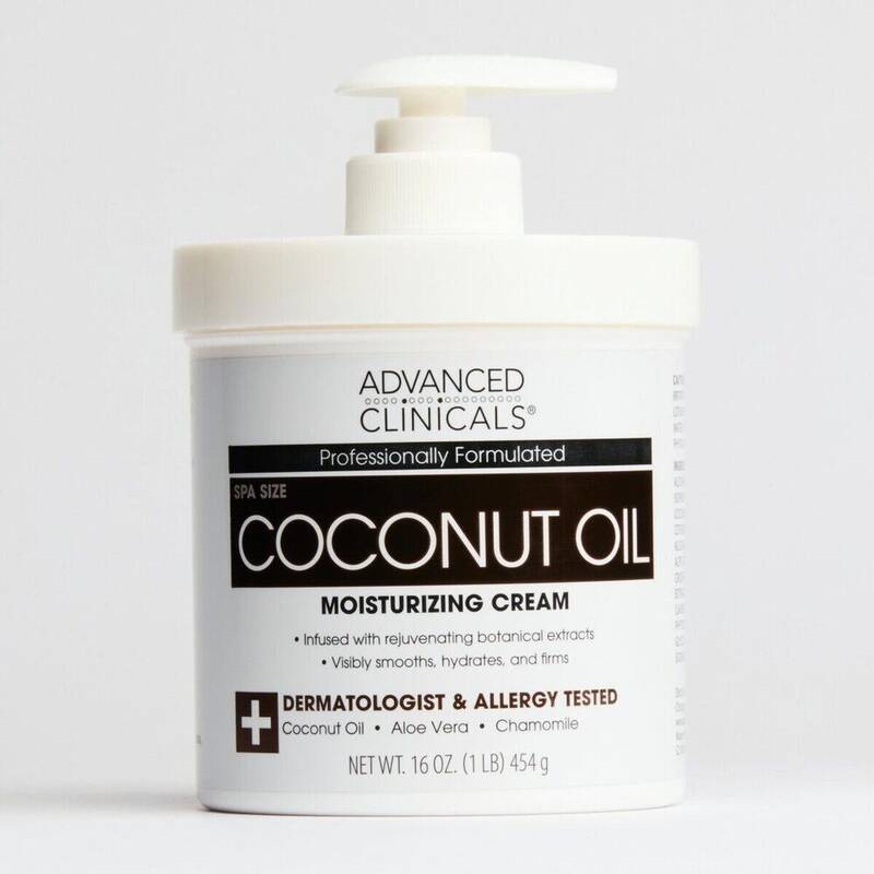 Advanced Clinicals Coconut Oil Cream 16 oz product package