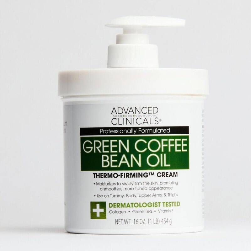 Advanced Clinicals Green Coffee Bean Oil Body Cream 16 oz 16 oz product package