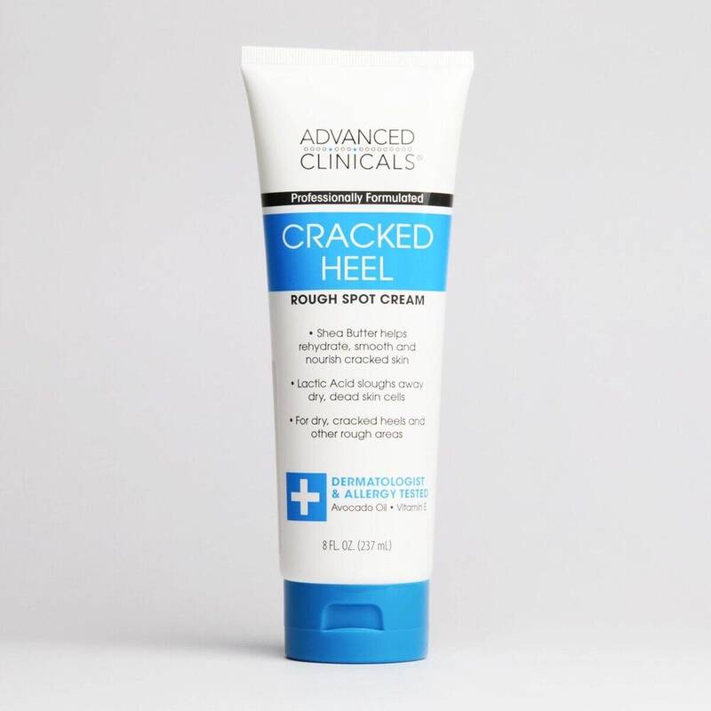 Advanced Clinicals Cracked Heel Cream 8 oz 8 oz product package