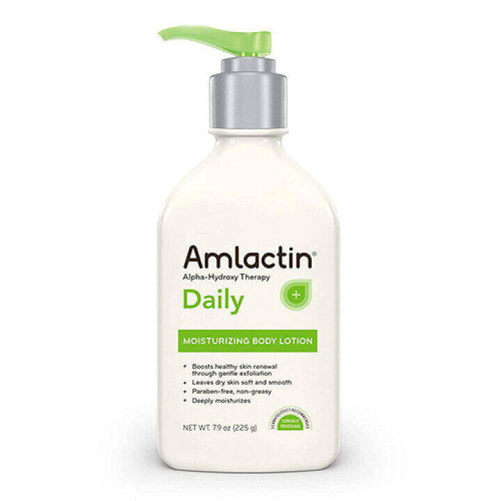 AmLactin Daily Nourish Body Lotion, 12% Lactic Acid 7.9 oz (225 g) product package