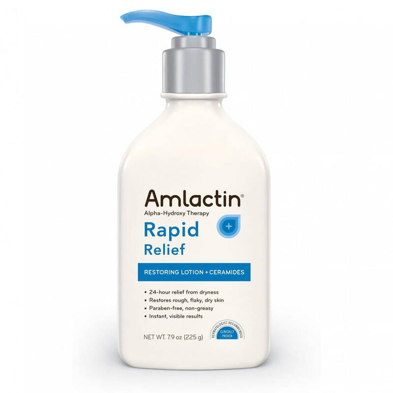 AmLactin Rapid Relief Restoring Lotion, 15% Lactic Acid 7.9 oz (225 g) product package