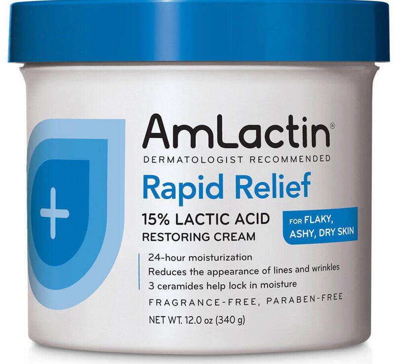 AmLactin Rapid Relief Restoring Cream, 15% Lactic Acid 12 oz (340 g) product package