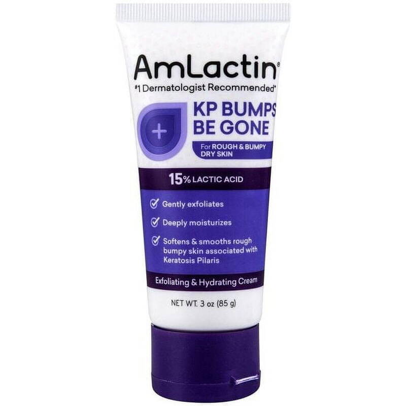 AmLactin KP Bumps Be Gone Hydrating Cream, 15% Lactic Acid 3 oz (85 g) product package