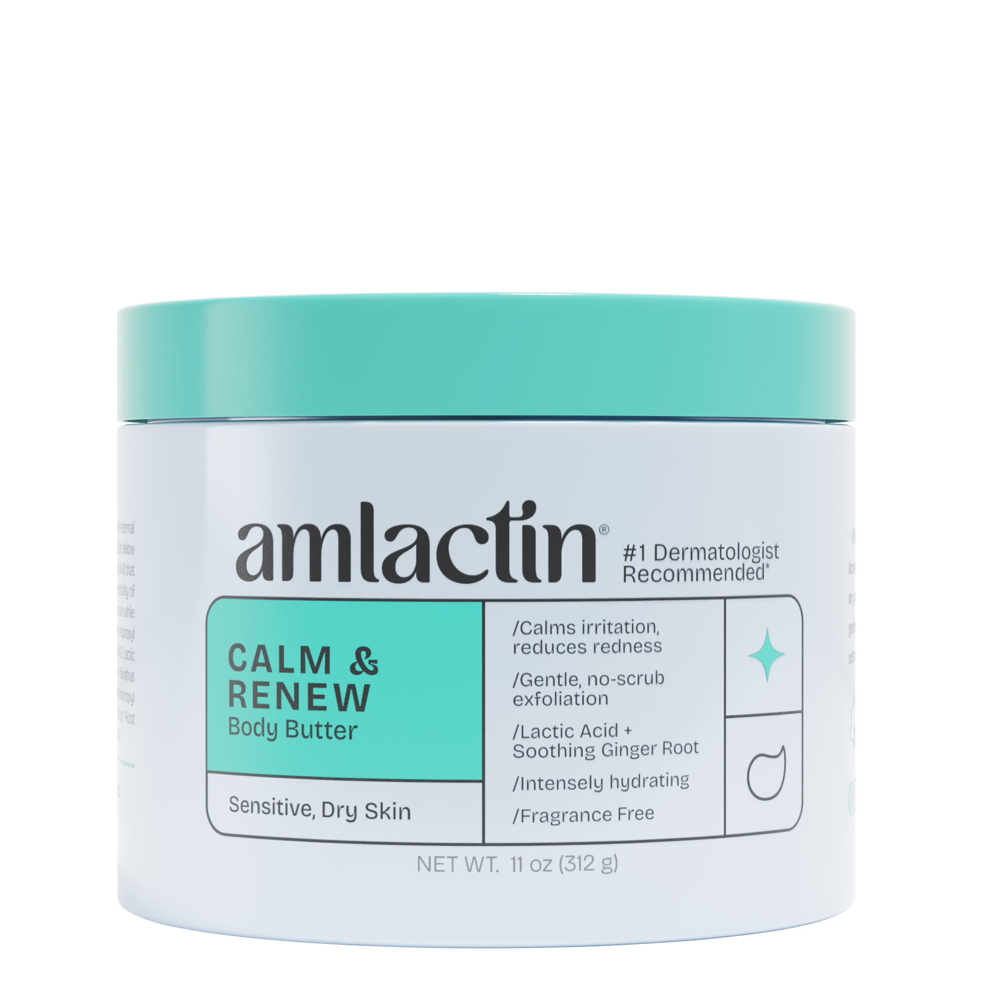 AmLactin Calm & Renew Body Butter 11 oz (312 g) product package