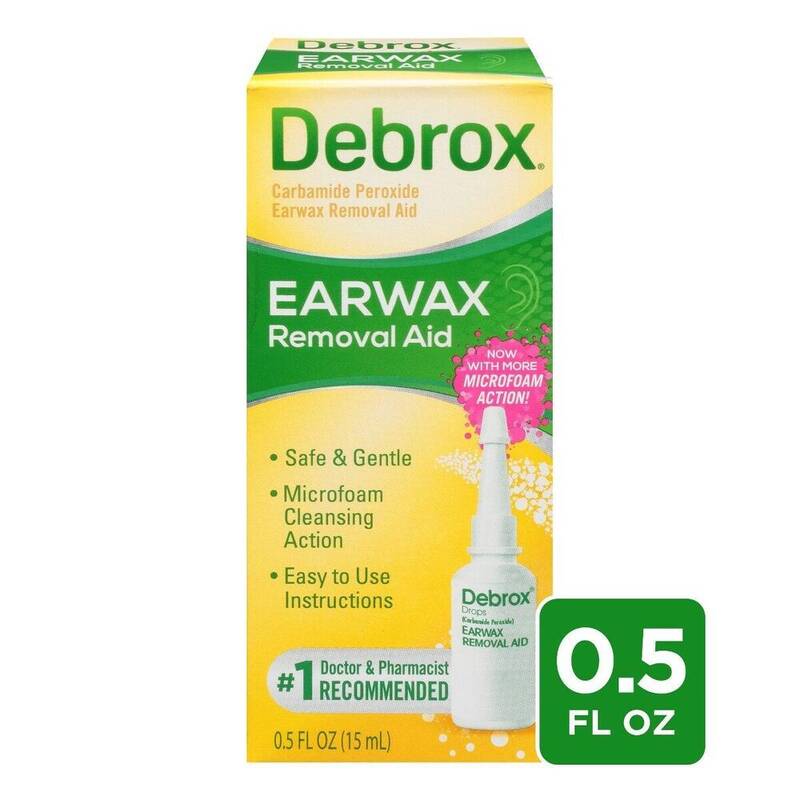 Debrox Earwax Removal Aid Drops .5oz product package
