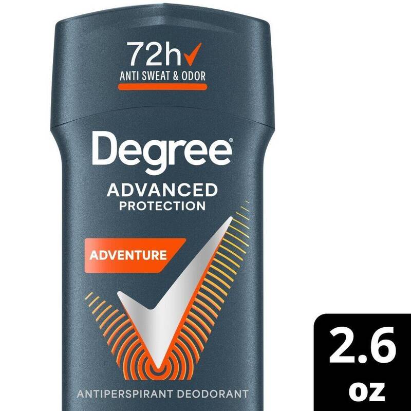 Degree Men Antiperspirant Advanced Adventure 2.6 oz product package