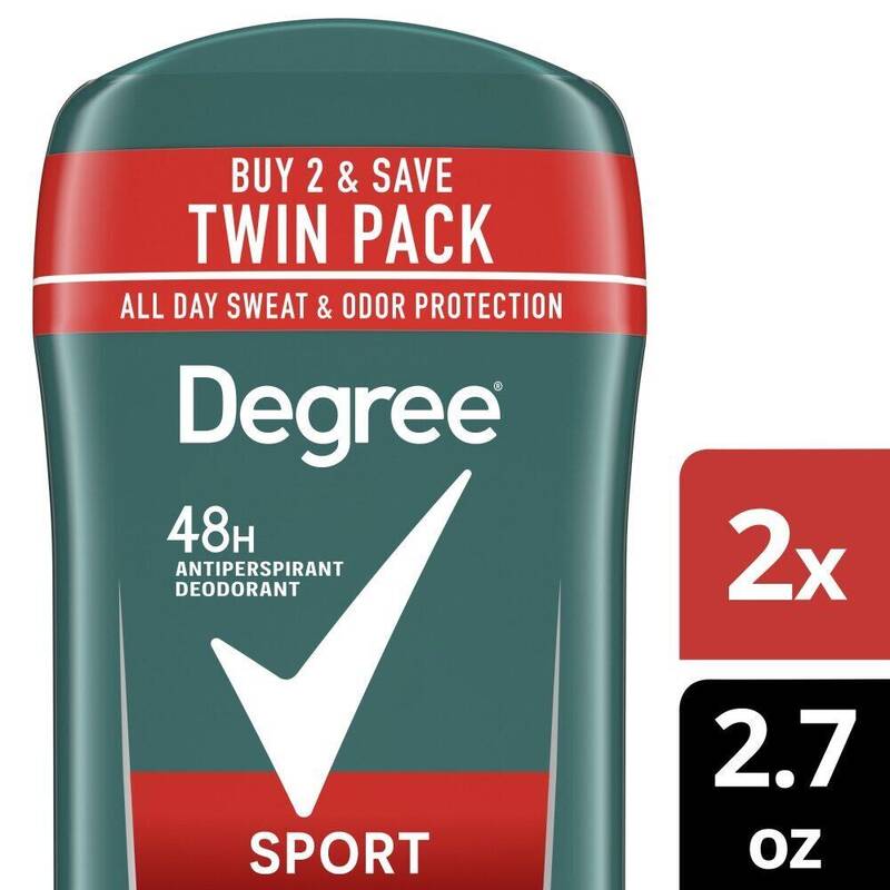 Degree Men Antiperspirant Original Sport 2 × 2.7 oz product package