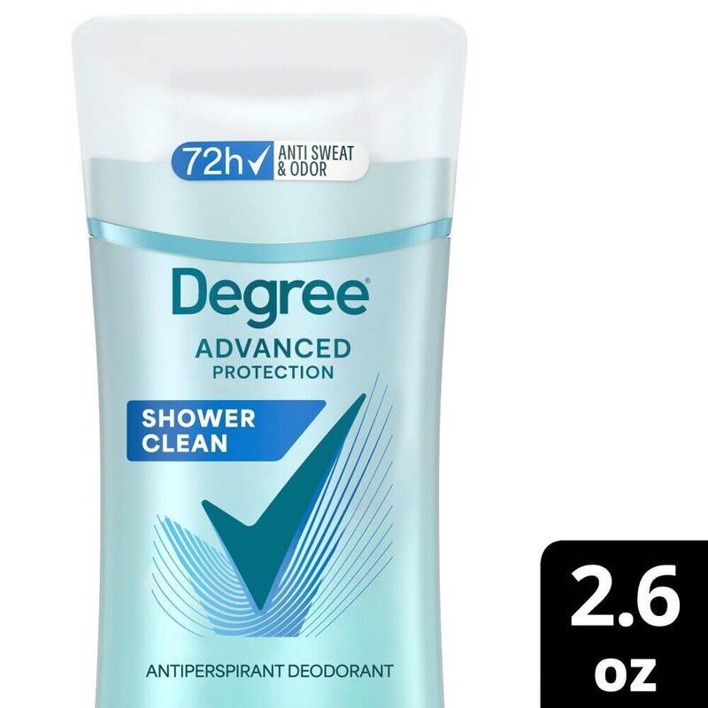 Degree Women Antiperspirant Advanced Shower Clean 2.6 oz product package