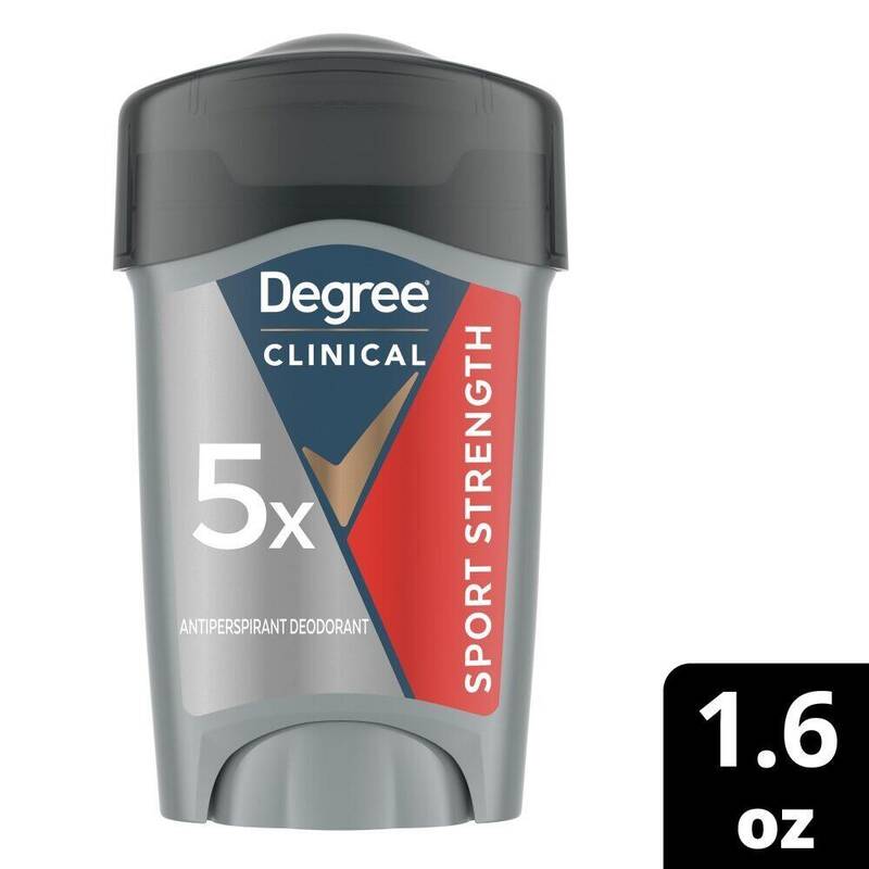 Degree Men Clinical Protection Sport Strength 1.6 oz product package