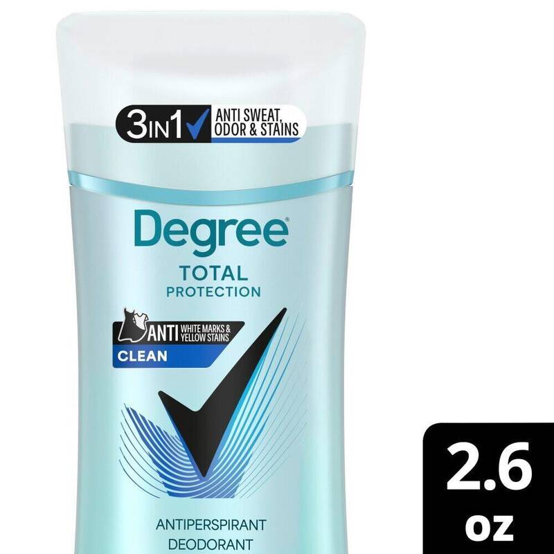 Degree Women Antiperspirant UltraClear Black + White Clean 2.6 oz product package