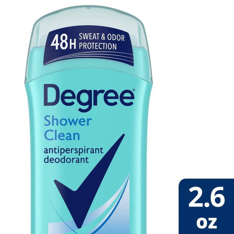 Degree Women Antiperspirant Original Shower Clean 2.6 oz product package