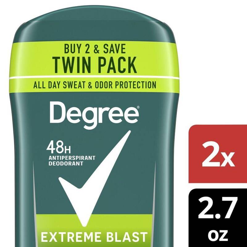 Degree Men Invisible Solid Extreme Original 2 × 2.7 oz product package