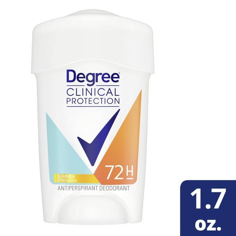 Degree Women Clinical Protection MotionSense Summer Rose 1.6 oz product package