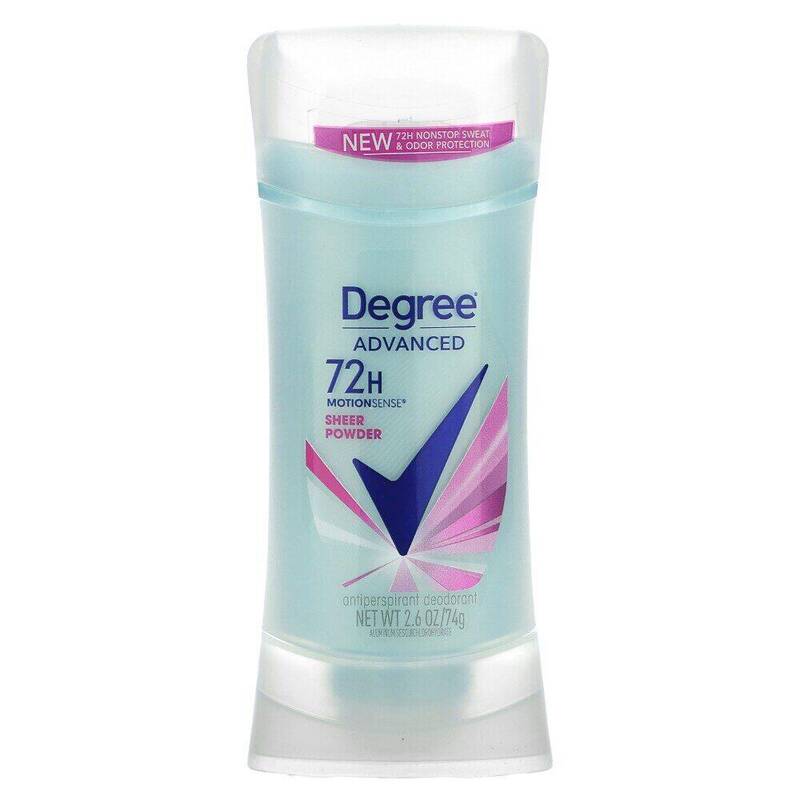 Degree Women Antiperspirant Advanced Sheer Powder 2.6 oz product package