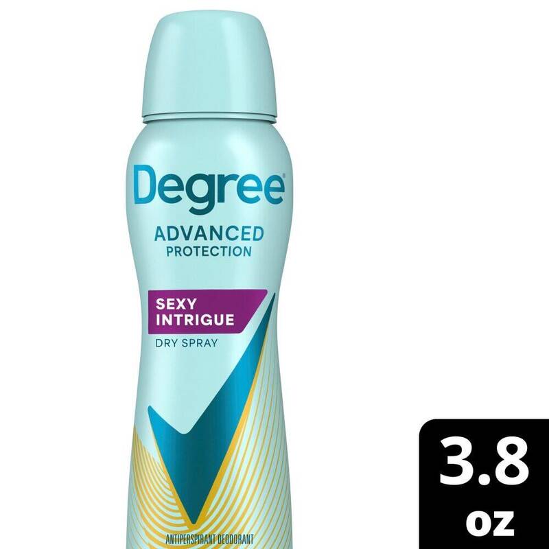 Degree Women Dry Spray Antiperspirant Sexy Intrigue 3.8 oz product package