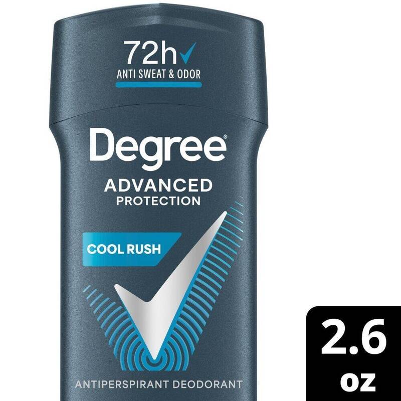 Degree Men Invisible Solid Advanced Protection Cool Rush 2.6 oz product package