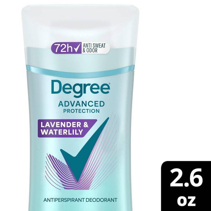Degree Women Antiperspirant Advanced Lavender + Water Lily 2.6 oz product package