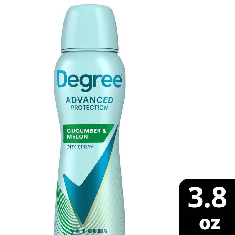 Degree Women Dry Spray Antiperspirant Cucumber + Melon 3.8 oz product package