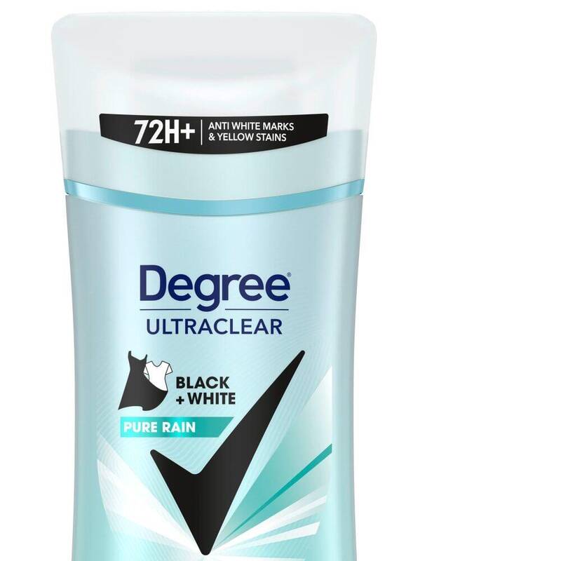 Degree Women Antiperspirant Black + White Refresh Rain 2 × 2.6 oz product package