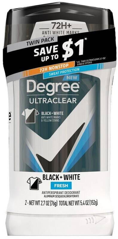 Degree Men Antiperspirant UltraClear Max Protection Fresh 2 × 2.6 oz product package