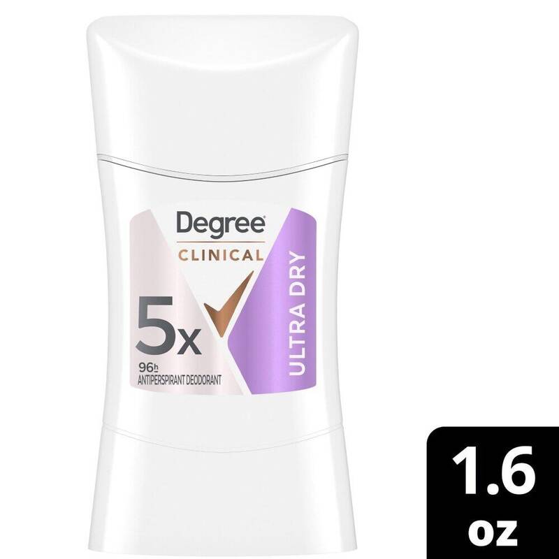 Degree Women Invisible Solid Clinical Protection Ultra Dry 1.6 oz product package
